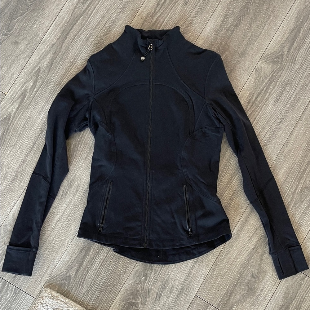 lululemon athletica Black Zip-Up Athletic Jacket